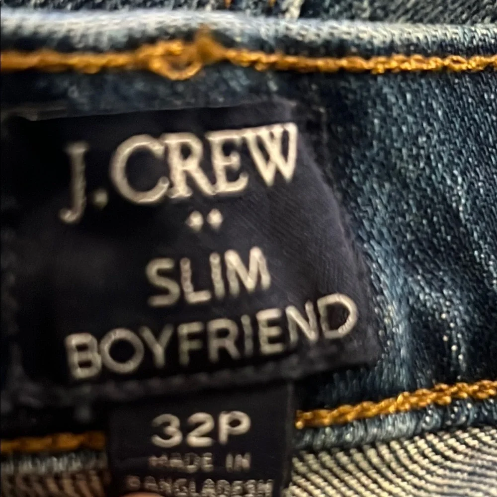 J. Crew Petite slim boyfriend jean in all-day stretch Size 32P